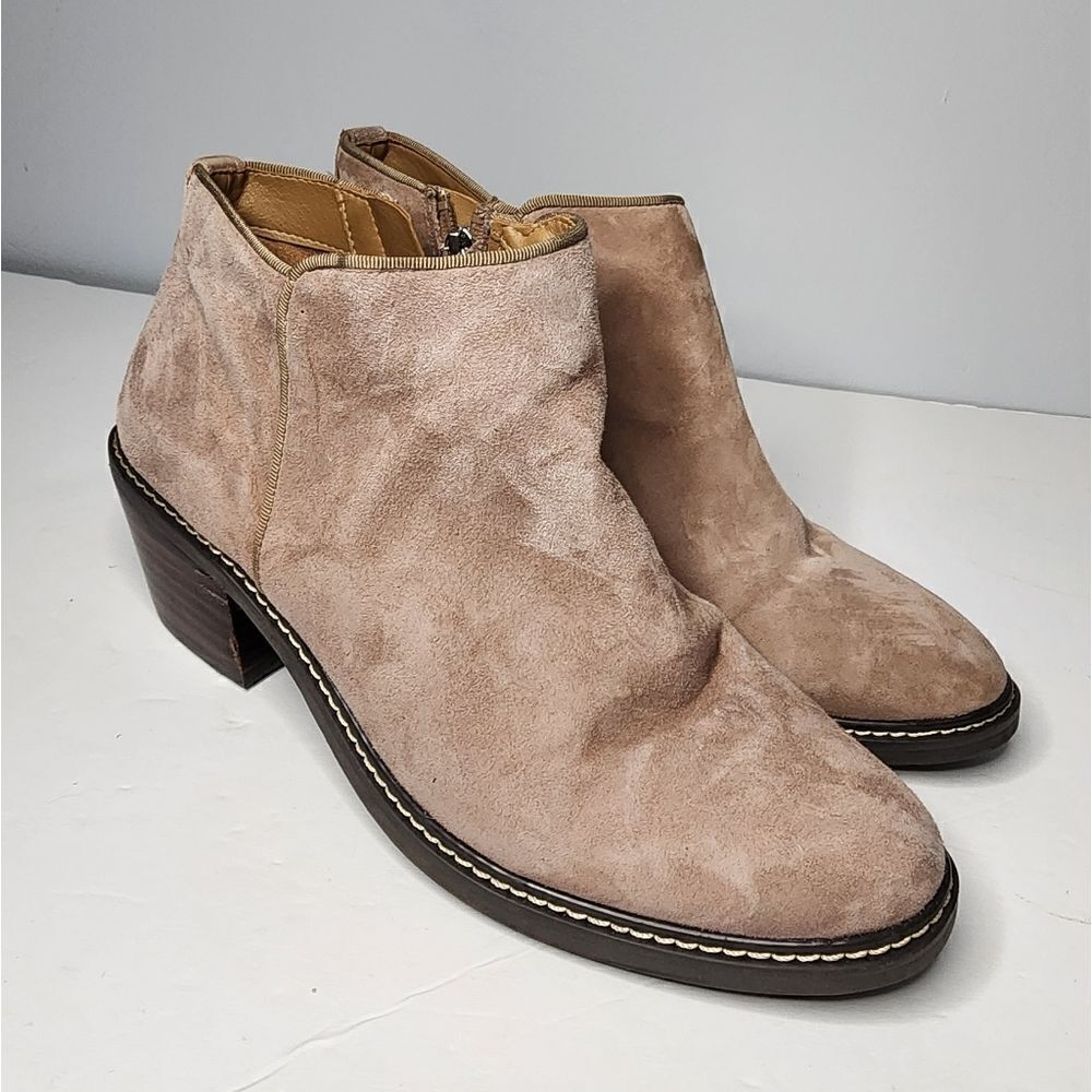 Sam Edelman New York Size 9 Pryce Cashmere Beige Ankle Booties B5068L